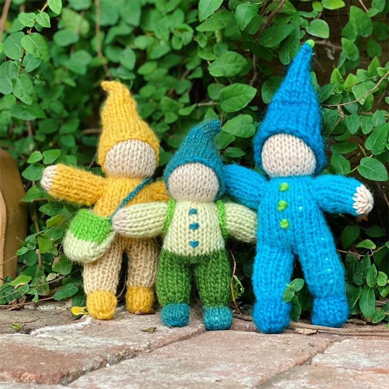 Gnome knitting craft