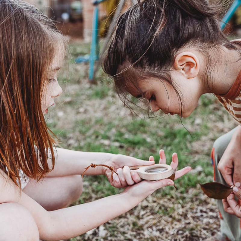 kids playing during Waldorf recess