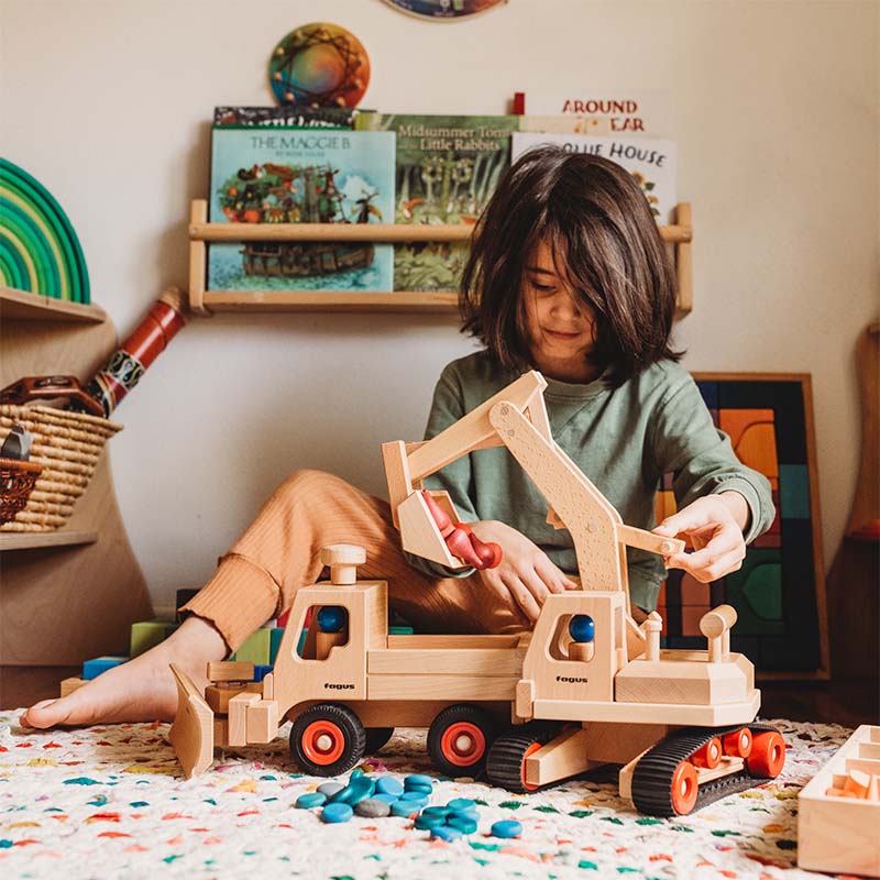 Wooden truck