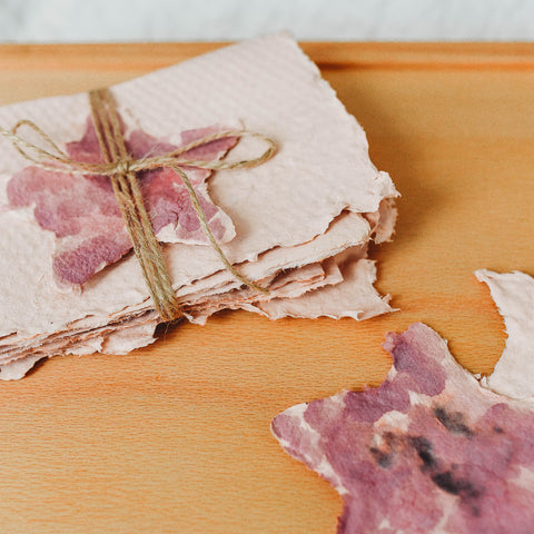 Make Your Own Recycled Paper Thank You Cards