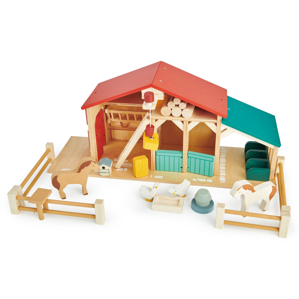 Farmyard Wooden Animals Set