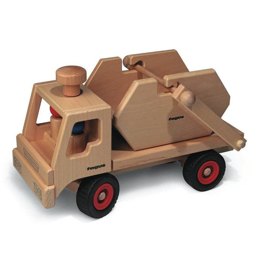 wooden skip toy box