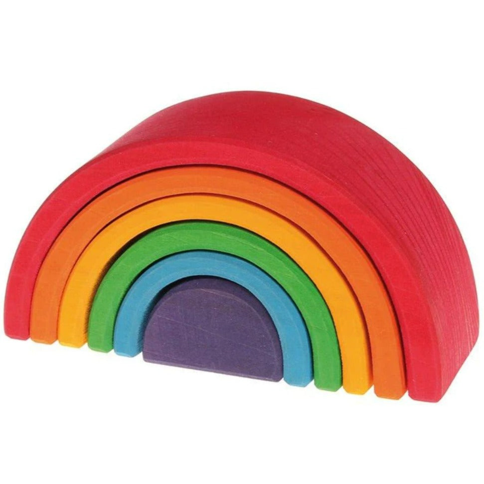 Grimm's Wooden Toys  Set of 12 Rainbow Friends