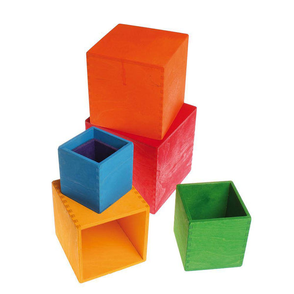 wooden stacking boxes toy
