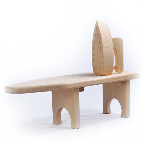 wooden ironing board toy