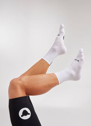 Essentials 3DKnit Crew Sock - White Signature