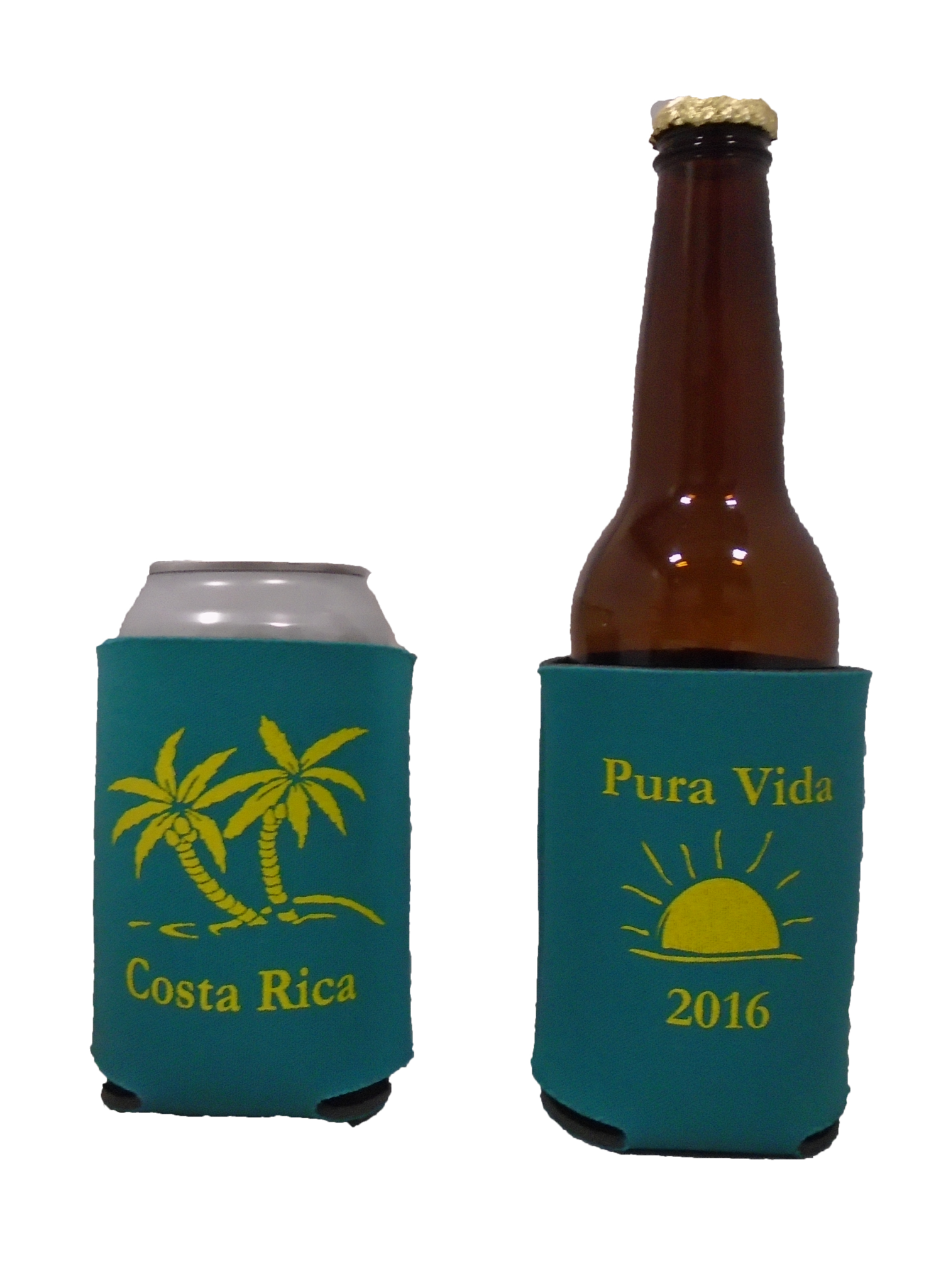 Destination Wedding Koozies Costa Rica Custom Can Coolers