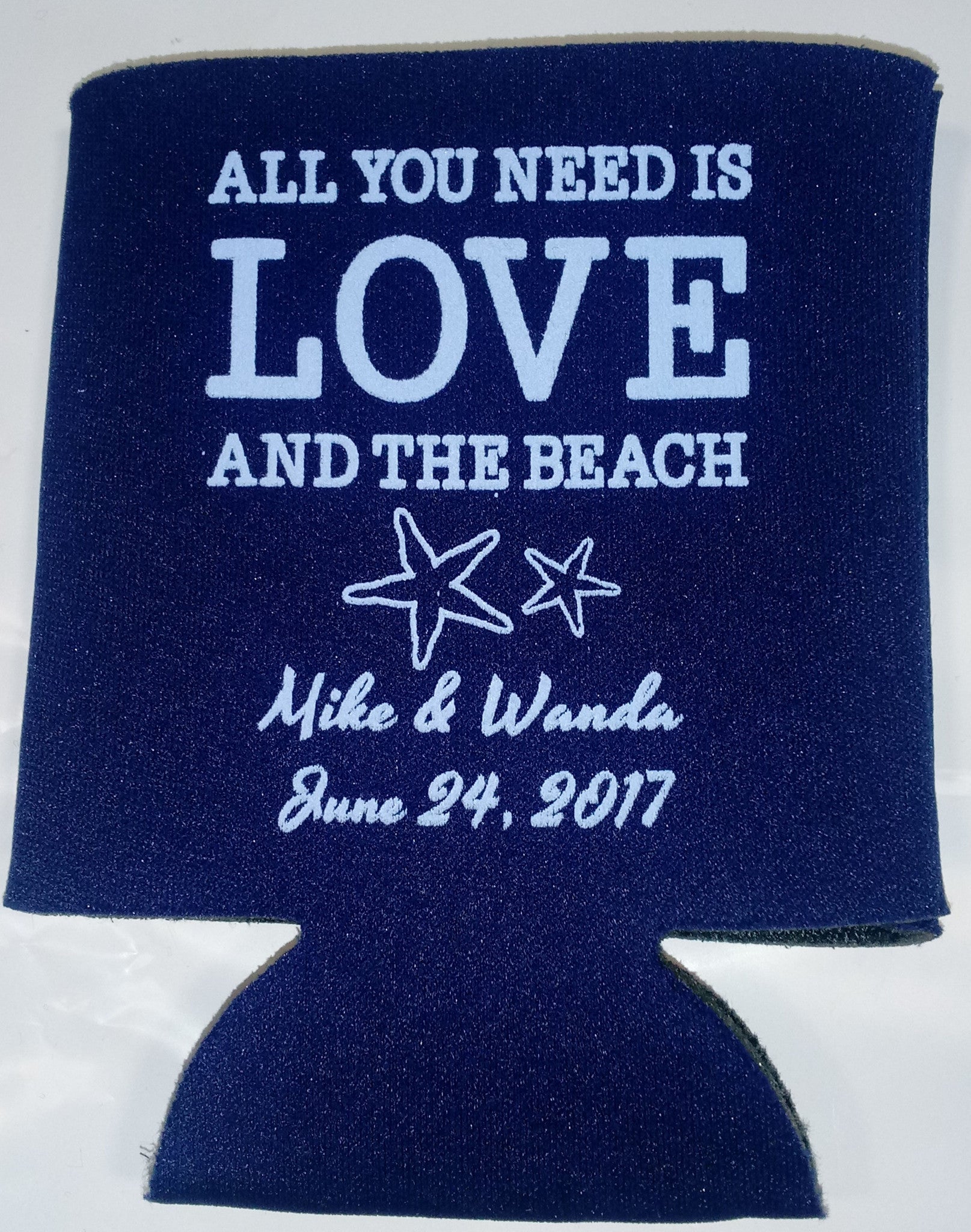 Love And The Beach Wedding Koozies All You Need Can Coolers