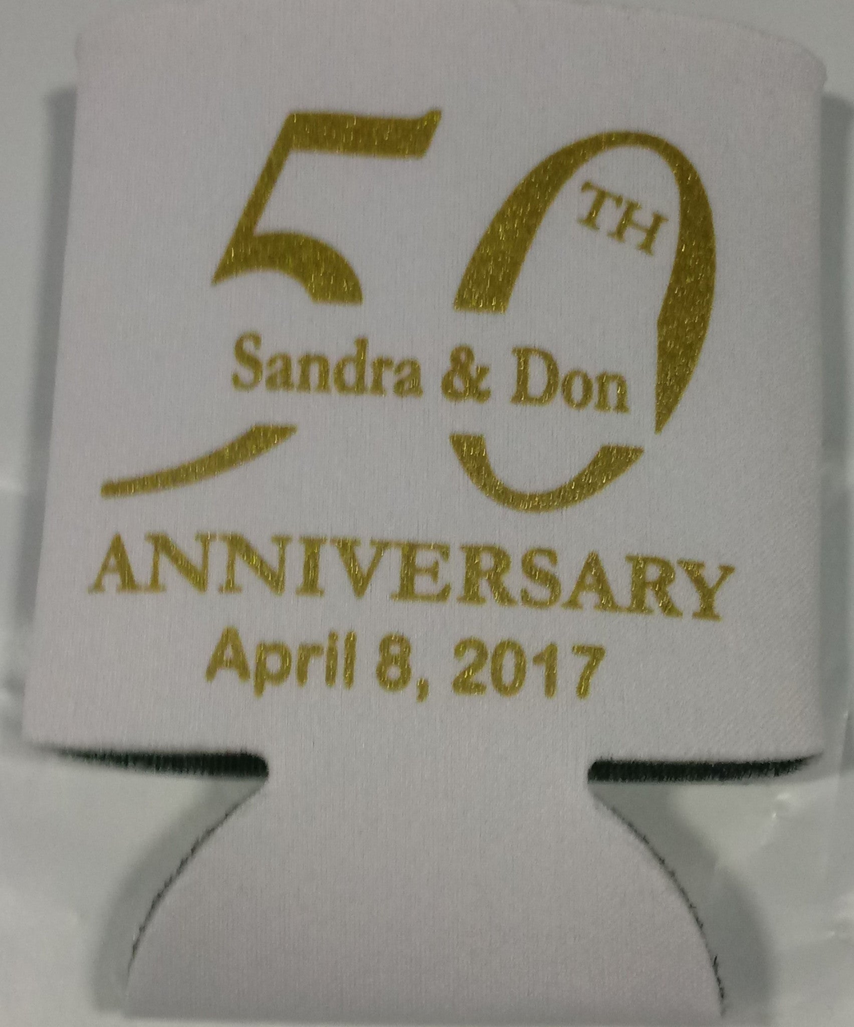 Download 50th Wedding Koozies Anniversary Can Coolers 6804 ...