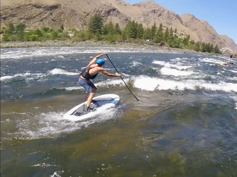 guy on a paddleboard