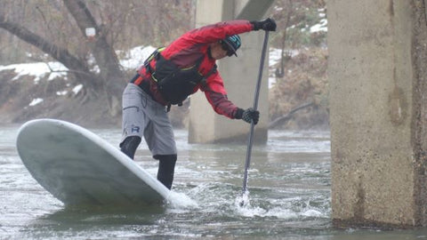 river standup paddleboard