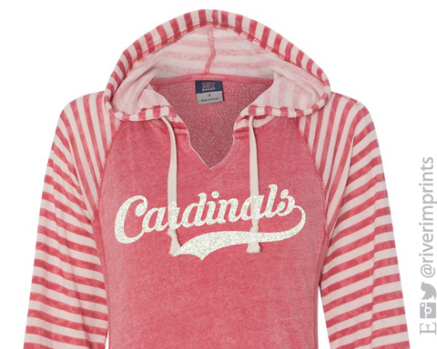 white cardinals hoodie