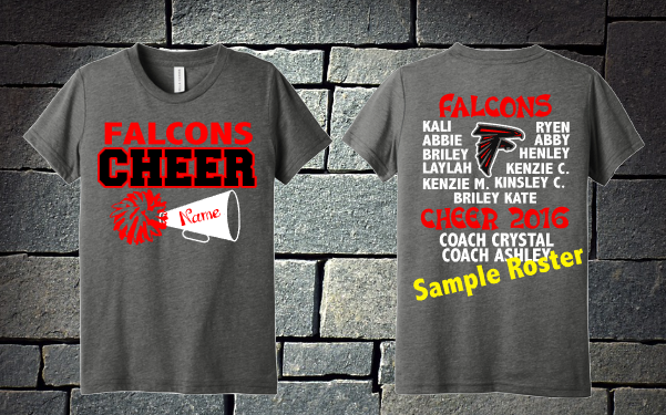 girls falcons shirt