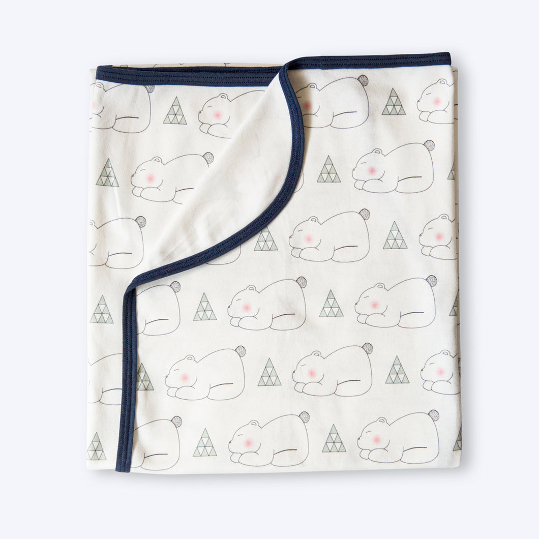 Baby Organic Cotton Blanket - Bears