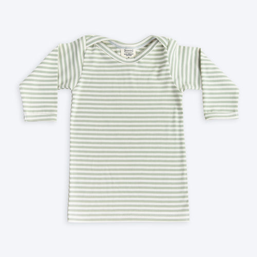 Stripe organic cotton long sleeve baby top