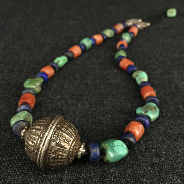 Antique Tibetan Turquoise Necklace | Jewelry | Mahakala Fine Arts