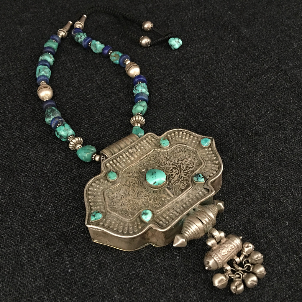 Antique Tibetan Gau Necklace | Jewelry | Mahakala Fine Arts