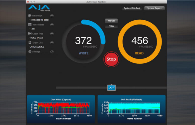 Aja system test windows