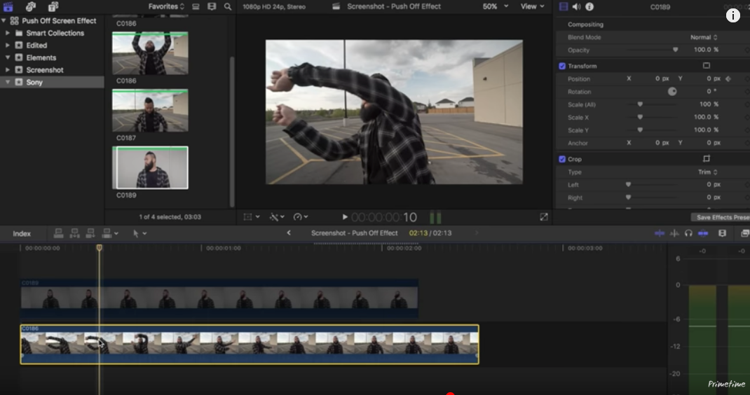 final cut pro x transitions