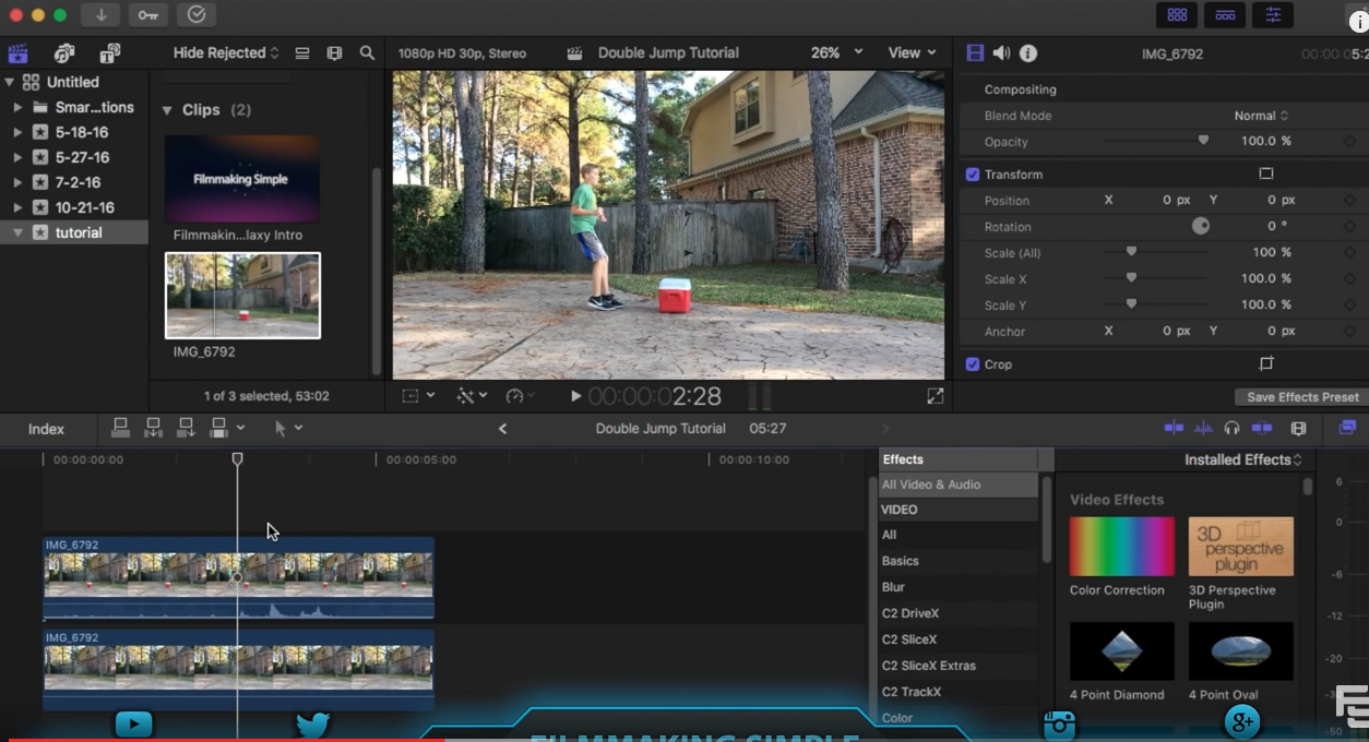 final cut pro effects