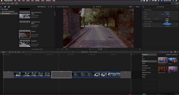 final cut pro transitions free