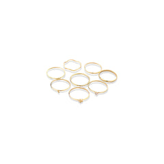 JESSICA MICHEL SERFATY DAINTY RING SET