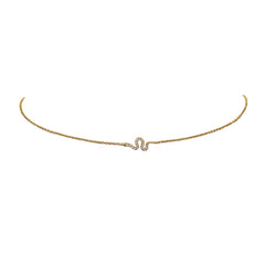 NIA LYNN CHOKER SNAKE NECKLACE