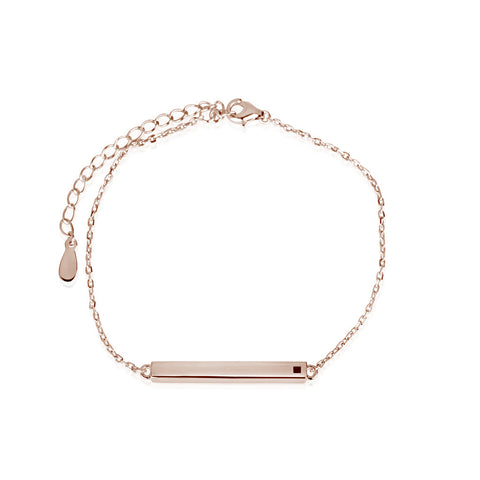 MENS JAYE KAYE LINEAR ROSE BRACELET