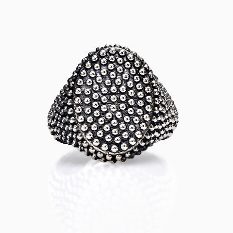 ANDREA MELCHIORRE -  DOTTED OVAL RING X SEVEN50