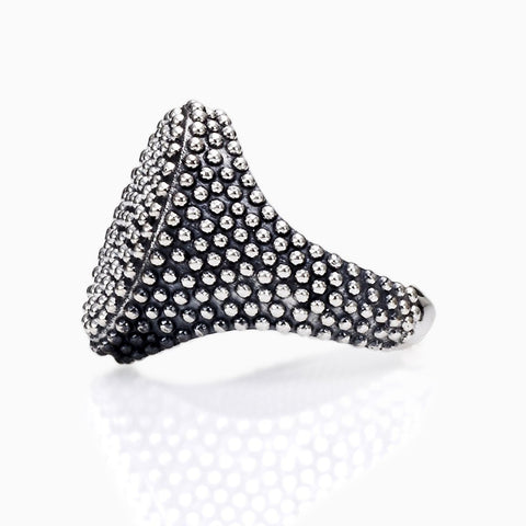 ANDREA MELCHIORRE -  DOTTED OVAL RING X SEVEN50