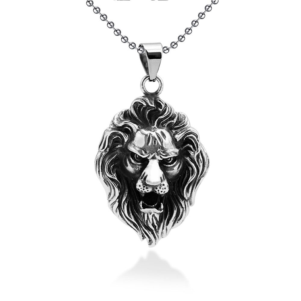 LION HEAD NECKLACE