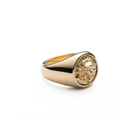 MINIMAL LION HEAD SIGNET RING by seven50 – SEVEN50
