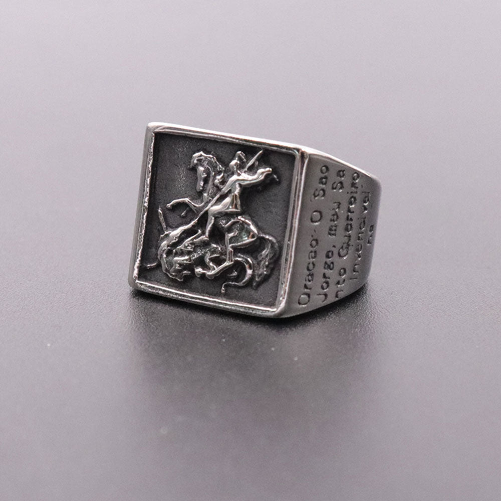 saint michael ring