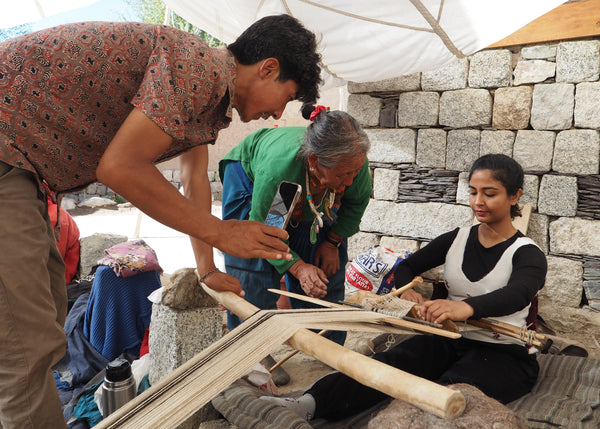 Weaving Traditional Textiles on the Backstrap Loom in Ladakh