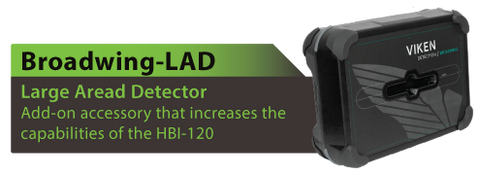 Broadwing Large Area Detector for the HBI-120.  Viken Detection