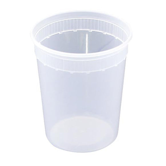 Clear Hinged Deli Container 32 Oz - 7.25 x 6.38 x 2.63/200