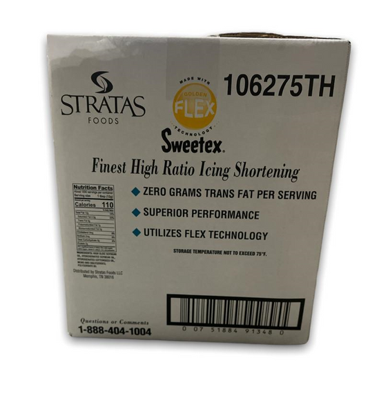 Sweetex High Ratio Shortening - 12 oz to 50 lbs Available