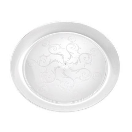 White Paper Plate - 7 inch - 1000 Qty – Bakers Authority