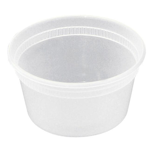 Plastic Deli Cup and Lid - 8 oz - 240 Qty – Bakers Authority