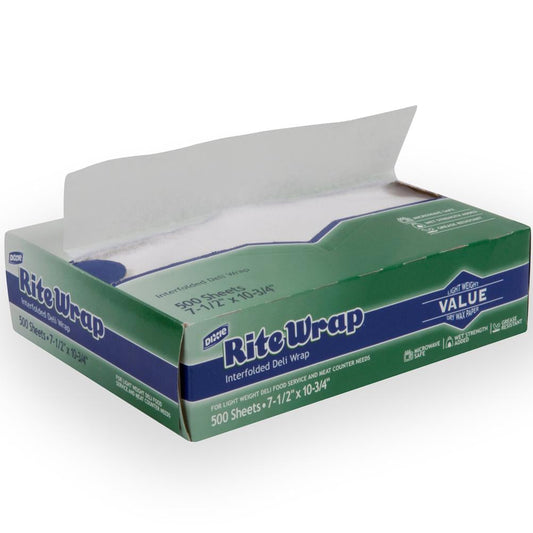 500Sheets White Dry Wax Deli Food Sheets 
