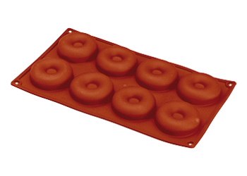 Silicone Donut Pans for Baking,Doughnut Mold,Donut Pan for Kitchen  Baking,Non-Stick Donut Mold for 6 Full-Size,Donuts,Bagels and  More.Oven,Microwave,Refrigerator,Dishwasher Safe