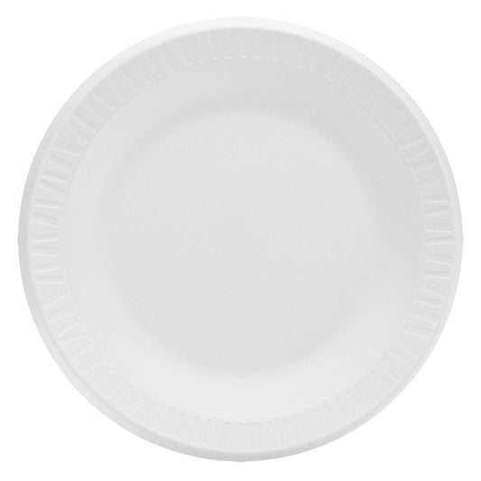 Disposable Plastic Plates White, 7 Inches Plastic Dessert Plates