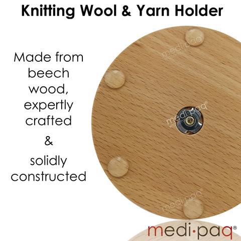 Knitting wool ball holder