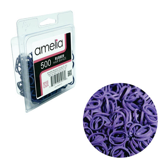 Amelia Beauty 1000, Purple Color, Standard Size, Rubber Bands for Pony  Tails and Braids, Made in the USA!! – Amelia Beauty Products