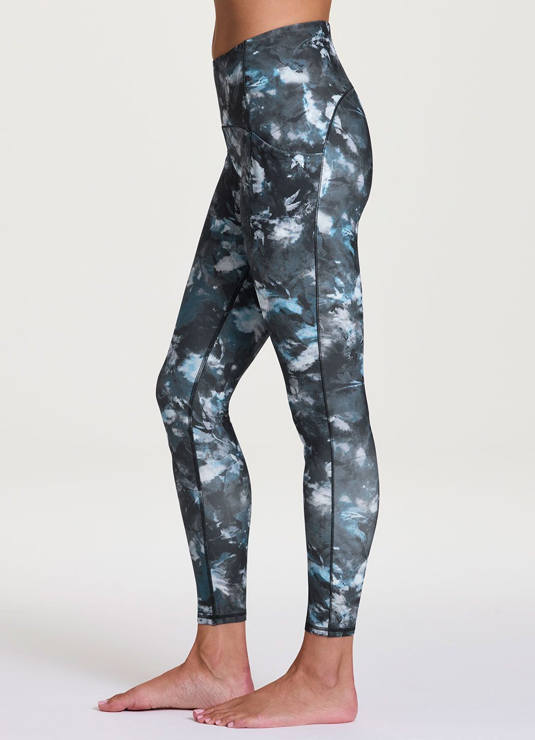 K Abstract Blooms Tech Flex Legging