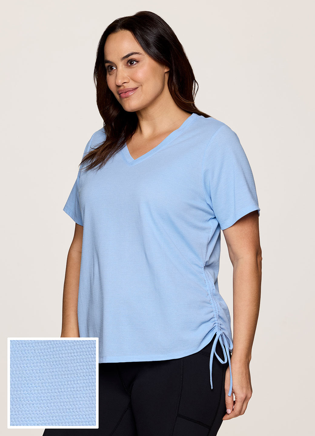 Plus All In Ruched Tee