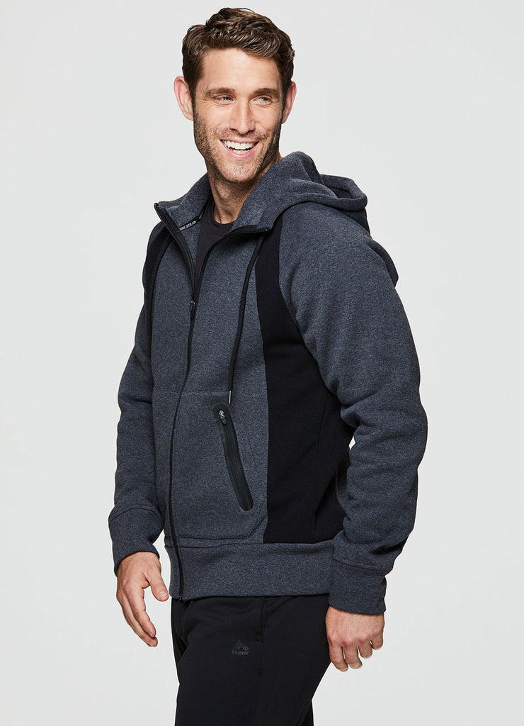 Prime Blocked Fleece Full Zip Hoodie – RBX Active