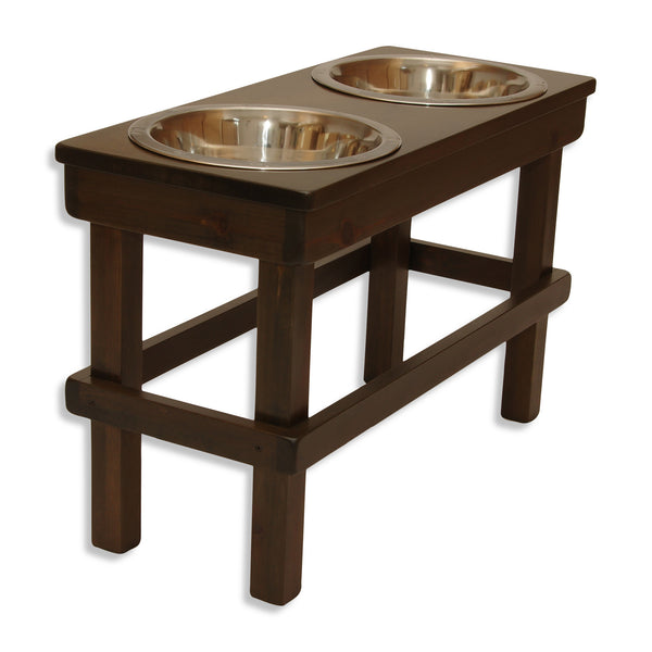 tall dog bowl stand