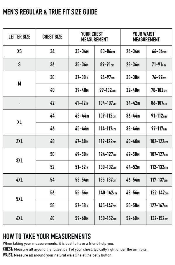 Size Guide - BUNKER 27