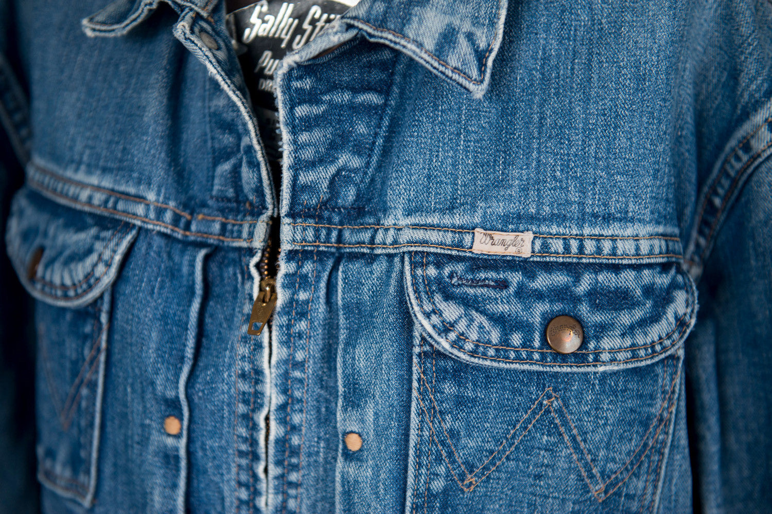 Vintage Women's Denim Wrangler Zip-Up Jacket - Blue Jean Baby – BLUE JEAN  BABY